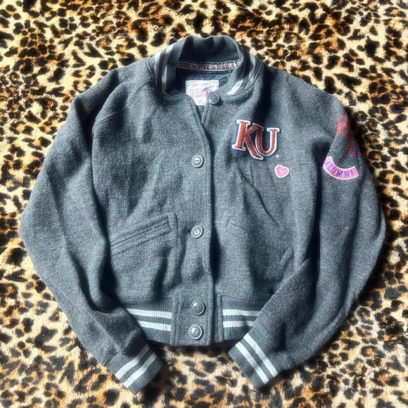 PINK Victoria's Secret Jackets & Blazers - RARE pink Varsity Jacket